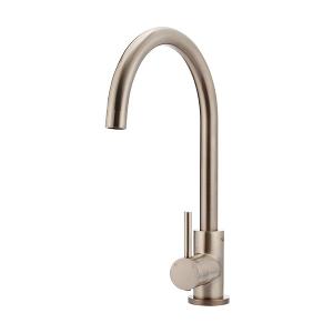 ROUND GOOSENECK KITCHEN MIXER TAP CHMP