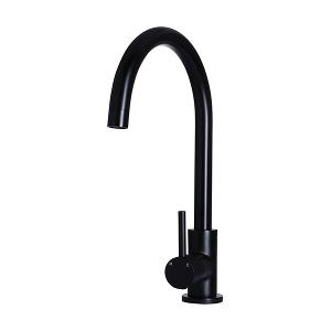 ROUND GOOSENECK KITCHEN MIXER TAP MB