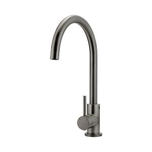 ROUND GOOSENECK KITCHEN MIXER TAP SHAD