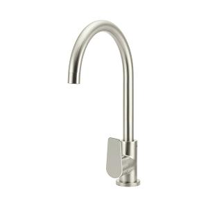 ROUND KITCHEN MIXER TAP PADDLE HANDLE BN