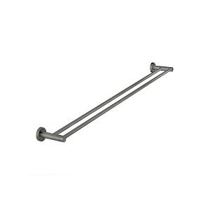 ROUND DOUBLE TOWEL RAIL 900MM SHAD