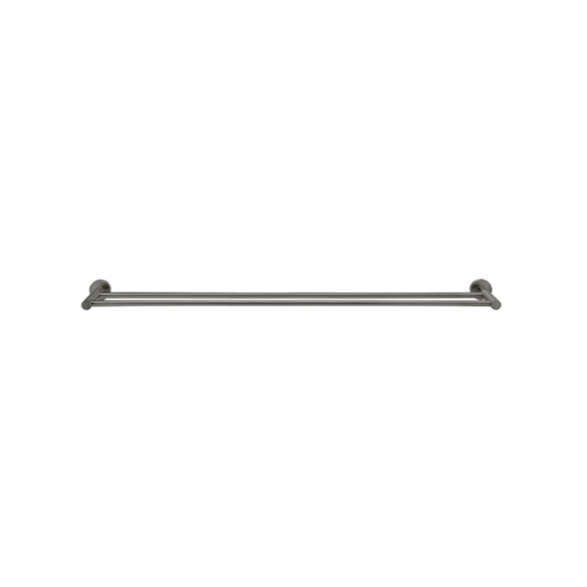 ROUND DOUBLE TOWEL RAIL 900MM SHAD