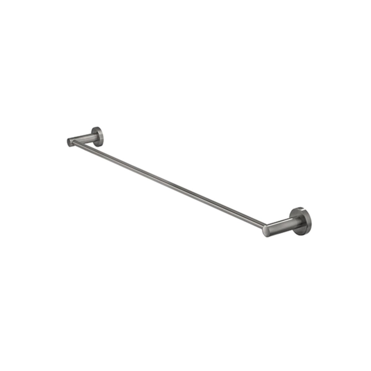 ROUND SINGLE TOWEL RAIL 600MM SHAD