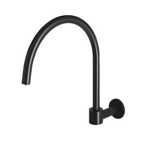 ROUND HIGH RISE SWIVEL WALL SPOUT MB