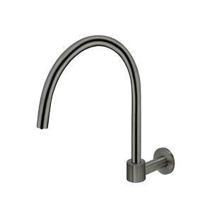 ROUND HIGH RISE SWIVEL WALL SPOUT SHAD