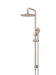 RND RAIL 300MM ROSE 3F HAND SHOWER CHMP