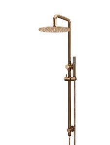 RND RAIL 300MM ROSE 1F HAND SHOWER L BRZ