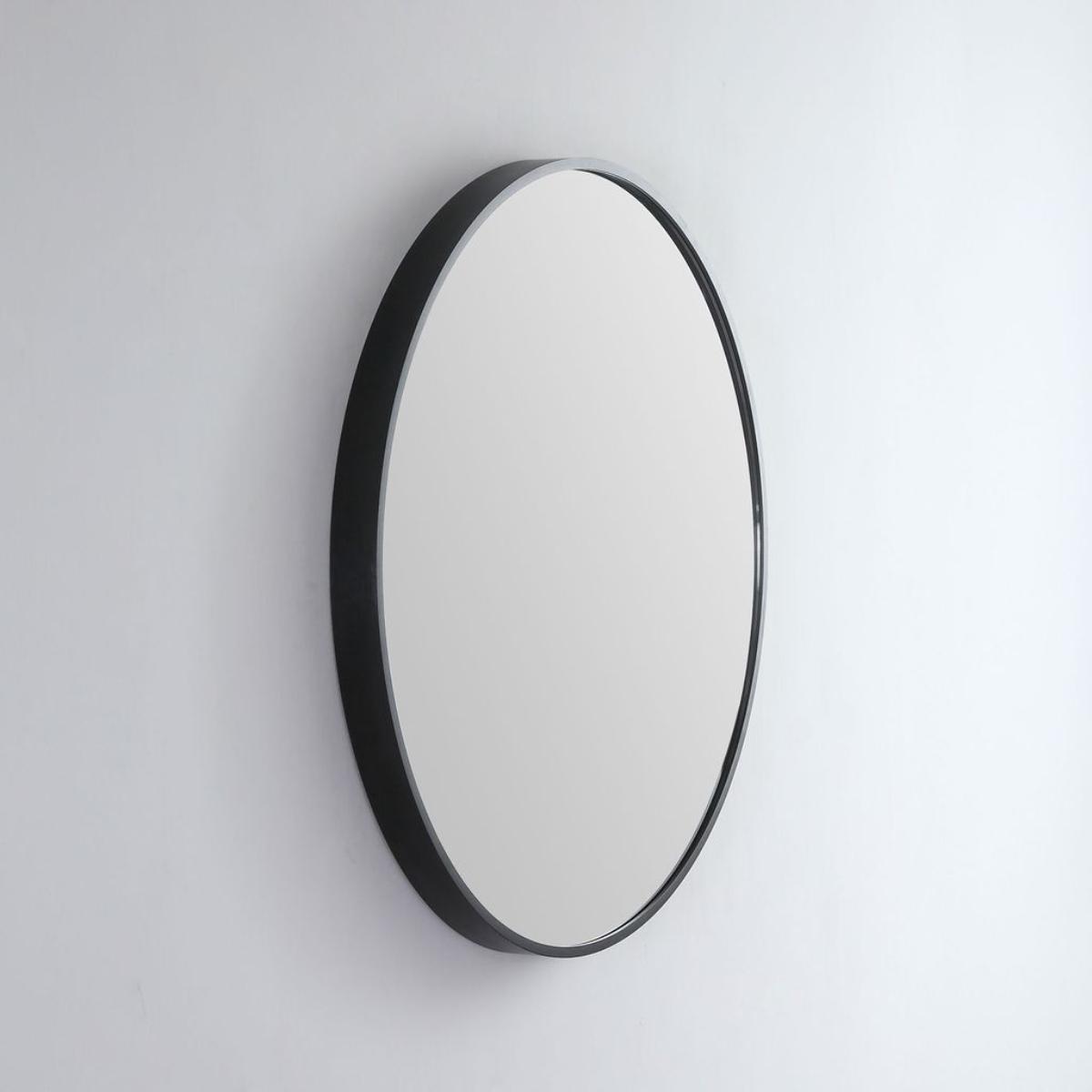 MIRROR MODERN ROUND 810 MB ALUM FRAME