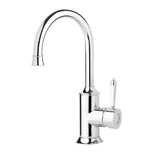 NOSTALGIA SINK MIXER 160MM G/NECK CP WHT