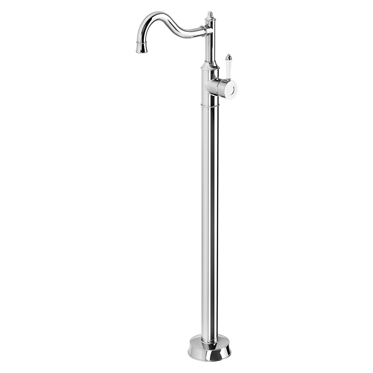 NOSTALGIA F/M BATH MIXER SHEP CRK CP WHT