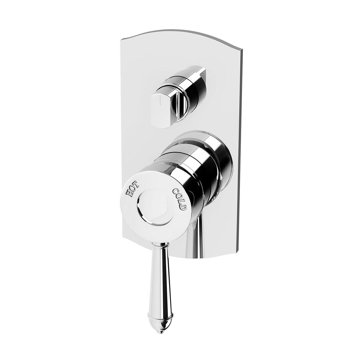 NOSTALGIA SHOWER BATH DIVERTER MIXER CP