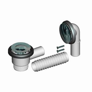 DECINA OVERFLOW W/ 40MM P/UP WASTE CP DECINA OVERFLOW W/ 40MM P/UP WASTE CP