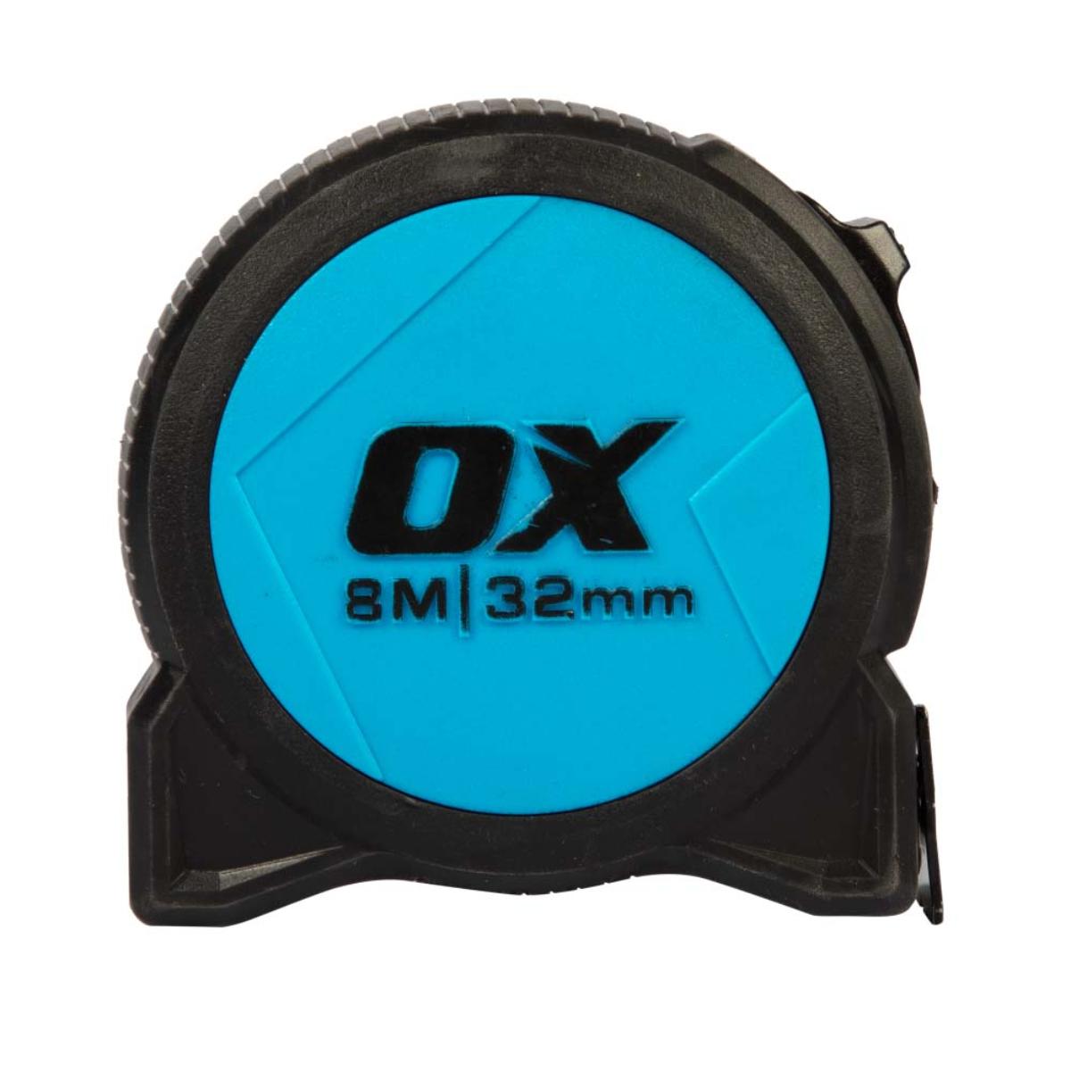 OX PRO WIDE BLADE TAPE MEASURE 8MTR