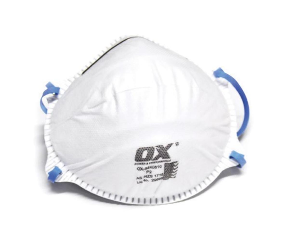 P2 DUST/MIST DISPOSABLE MASK NON VALVED