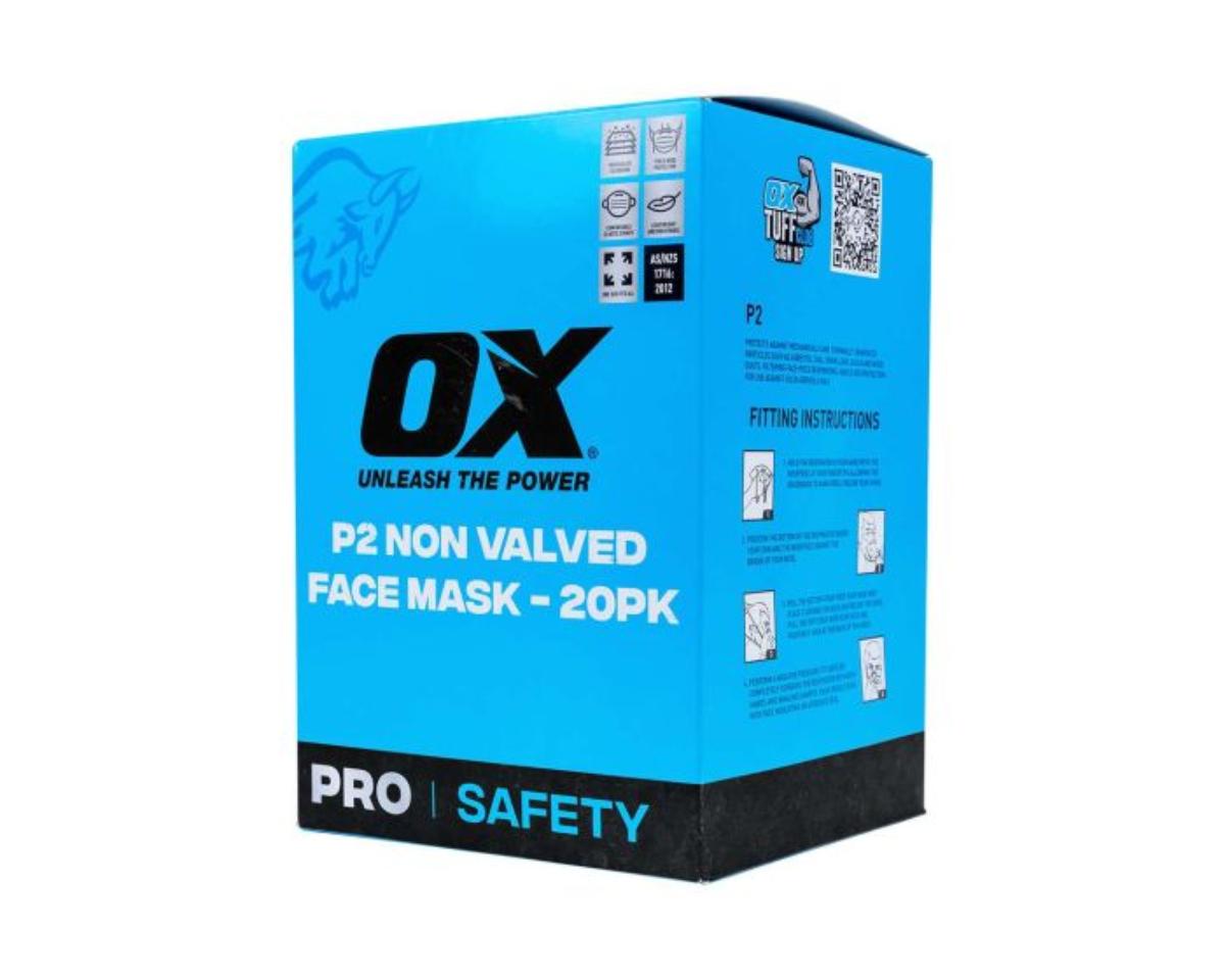 P2 DUST/MIST DISPOSABLE MASK NON VALVED