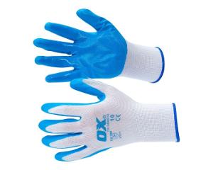 POLYESTER LINED NITRILE GLOVE 5 PACK
