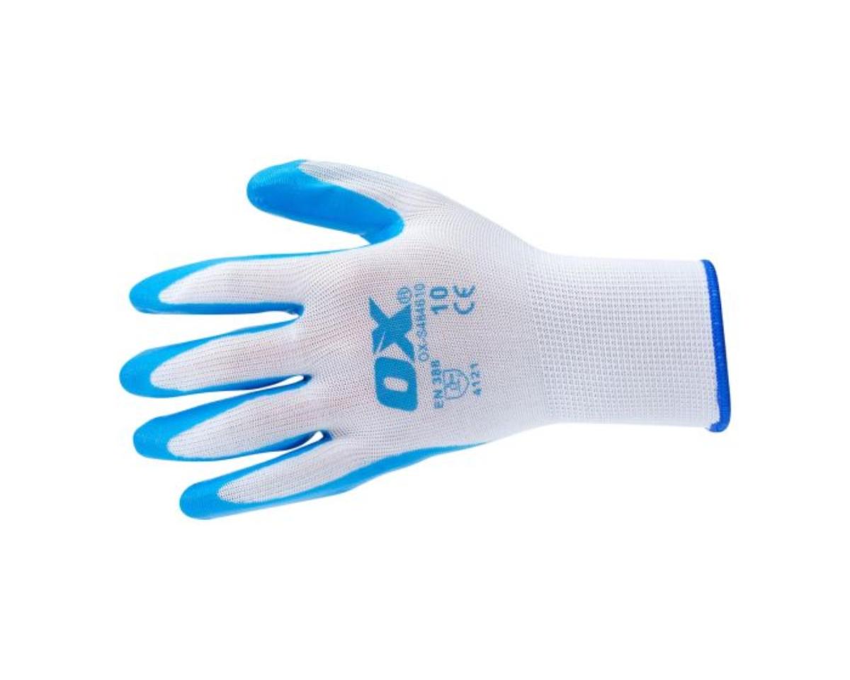 POLYESTER LINED NITRILE GLOVE 5 PACK