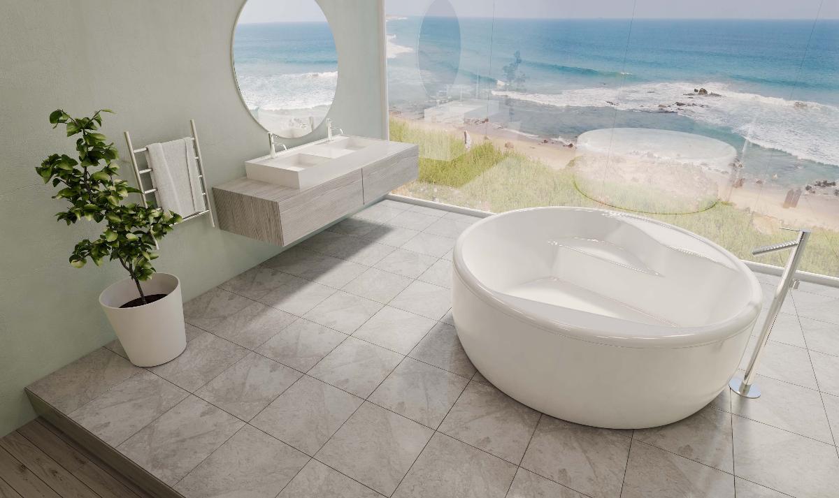 ORION 1570 FREESTANDING BATH WHITE