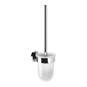 RADII TOILET BRUSH & HOLDER SQUARE CP RADII TOILET BRUSH & HOLDER SQUARE CP