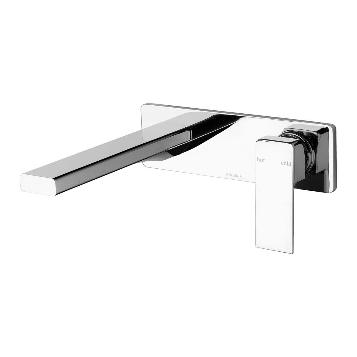 RADII WALL BATH MIXER SET 200MM CP