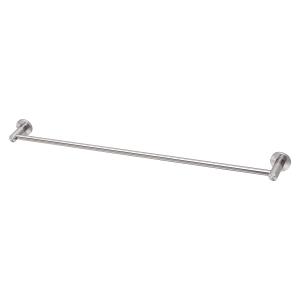 RADII SINGLE TOWEL RAIL 800MM RND SS