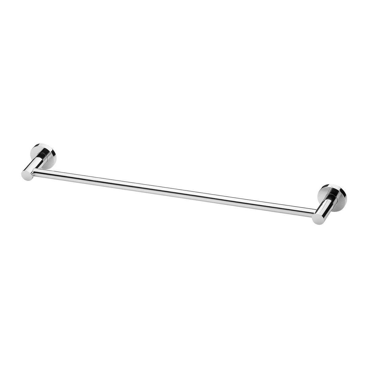 RADII SINGLE TOWEL RAIL 600MM RND PLT CP