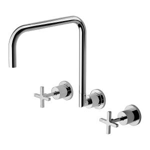 RADII WALL SINK SET 300MM CP