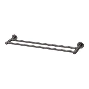 RADII DOUBLE TOWEL RAIL 600MM RND BC