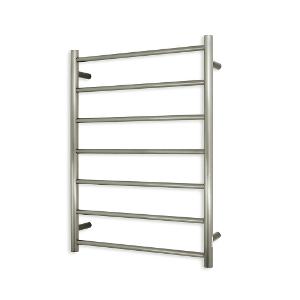 TOWEL RAIL LH BN 600X800MM RND HEATED