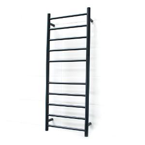 TOWEL RAIL RH MB 430X1100MM RND HEATED