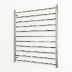 TOWEL RAIL LH POL 900X1100MM RND HEATED