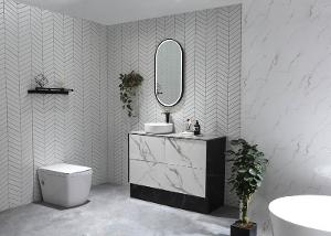 MIRROR GATSBY 450X900D MB ALUM FRAME MIRROR GATSBY 450X900D MB ALUM FRAME