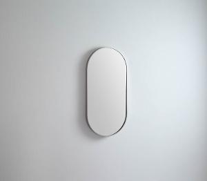 MIRROR MODERN OBLONG 460X910 BN ALUM FR MIRROR MODERN OBLONG 460X910 BN ALUM FR