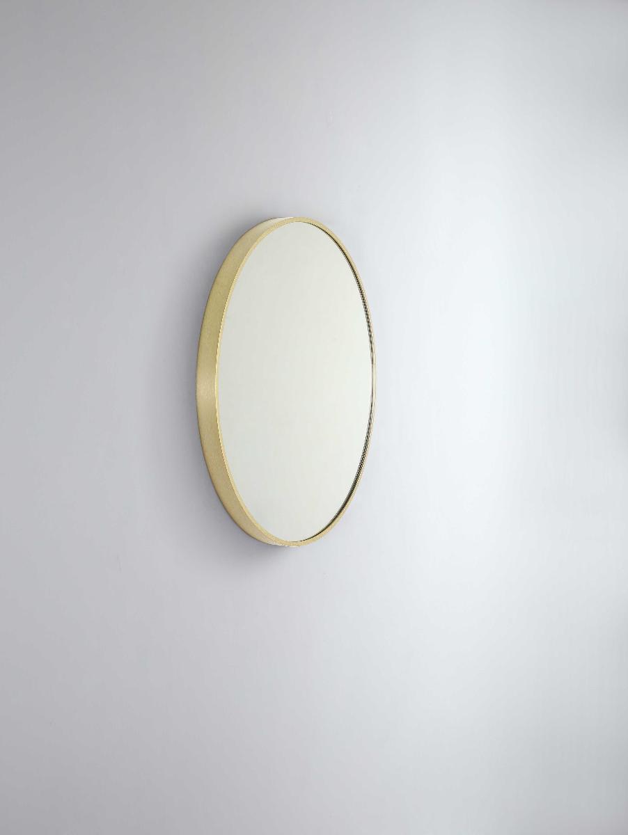 MIRROR MODERN ROUND 810 NG ALUM FRAME