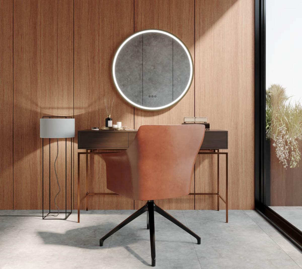 MIRROR SPHERE 800DB BB ALUM FRAME