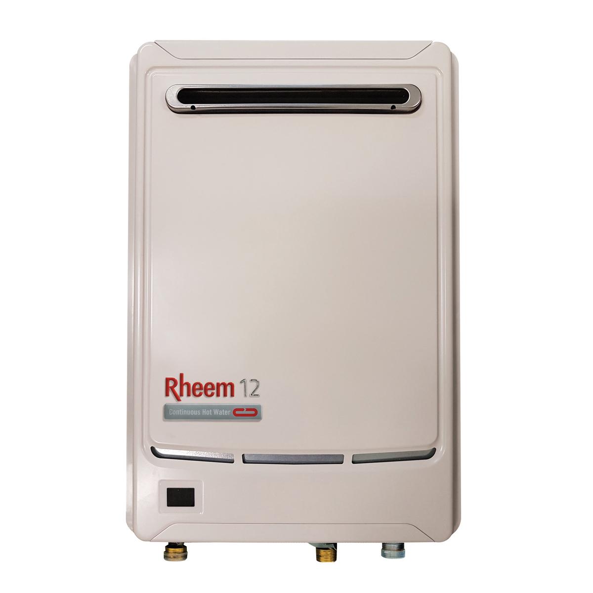 HWS RHEEM C/F 6 EXT 12L-50C F/F NG