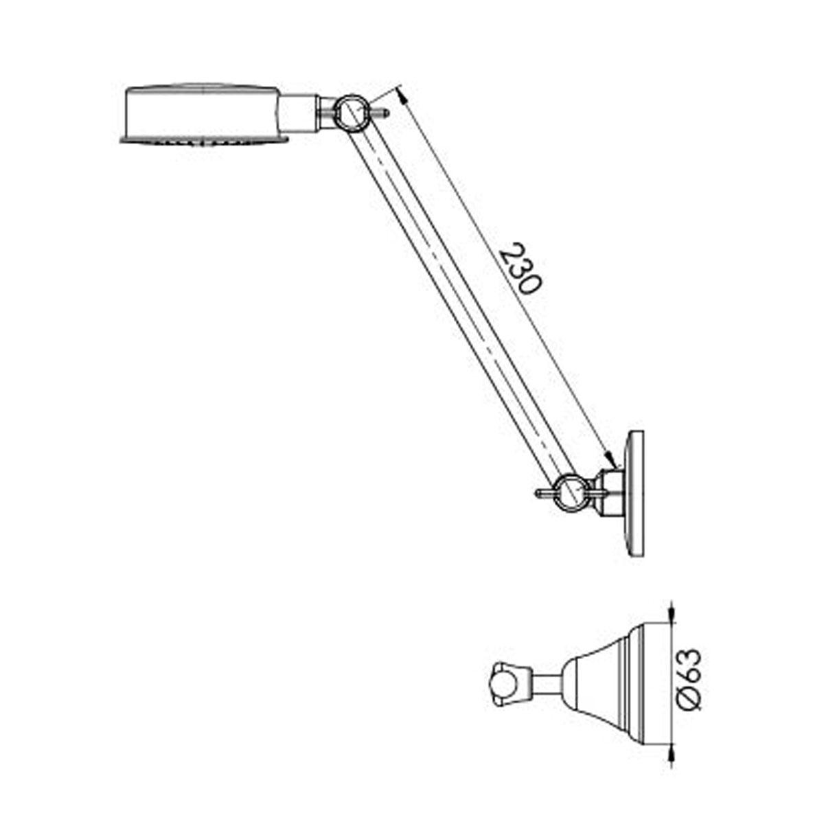 RHAPSODY LEVER SHOWER SET CP