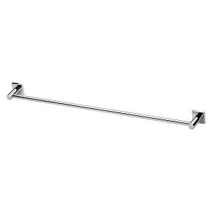 RADII SINGLE TOWEL RAIL 800MM SQ PLT CP