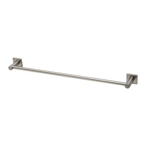 RADII SINGLE TOWEL RAIL 600MM SQ PLT BN