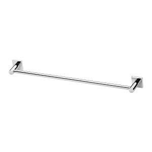 RADII SINGLE TOWEL RAIL 600MM SQ PLT CP