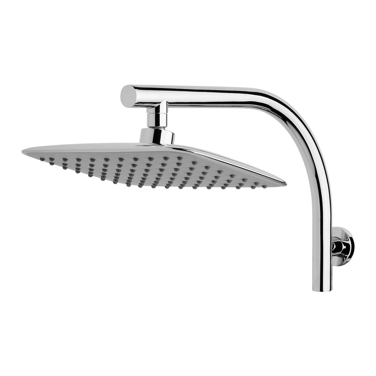 RUSH HIGHRISE SHOWER ARM 200 X 250MM CP