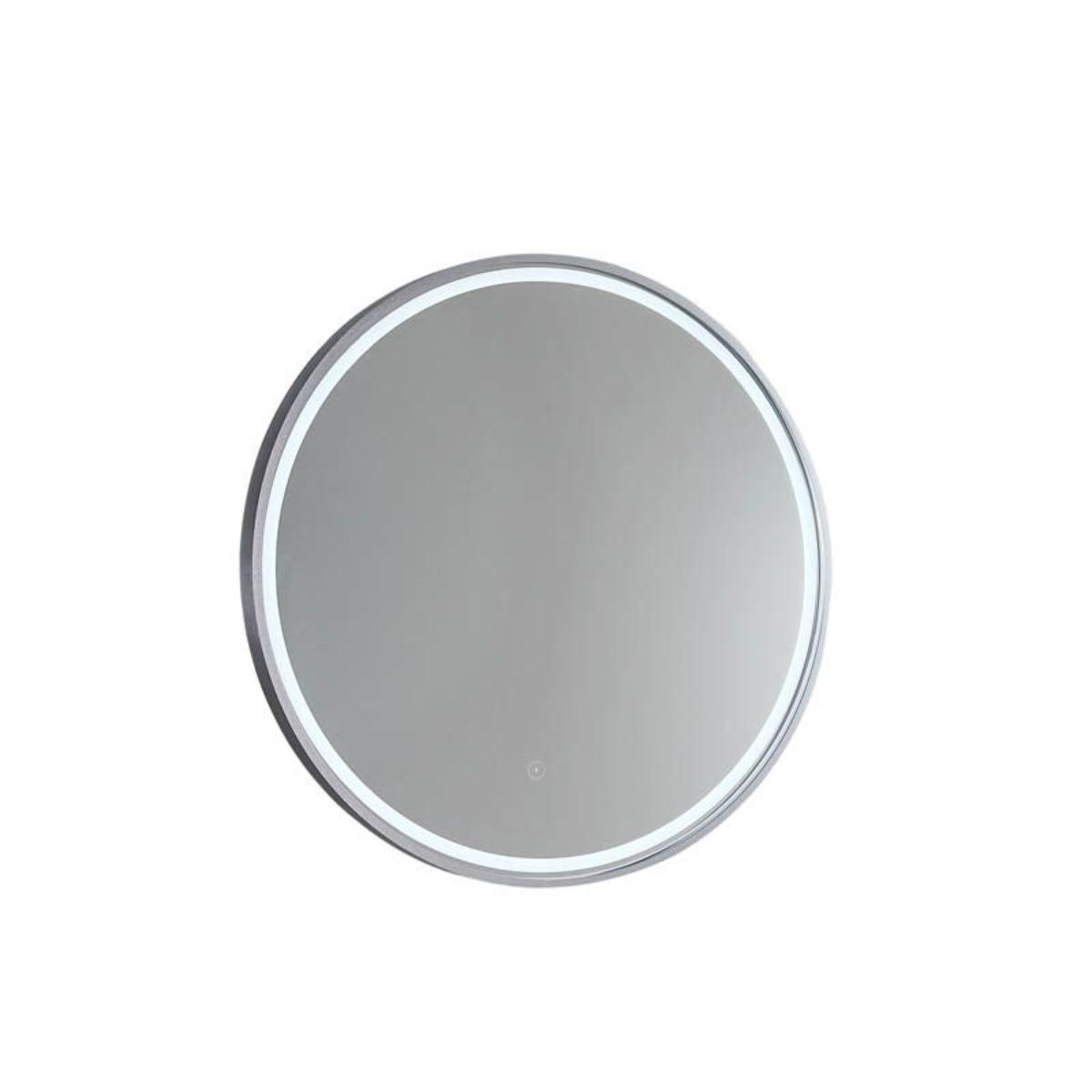 MIRROR SPHERE 600 BN ALUM FRAME