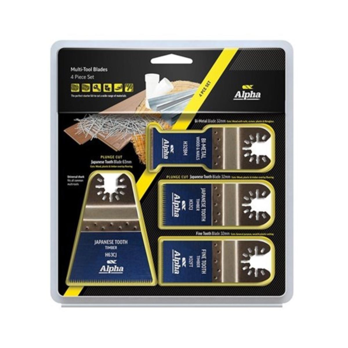 4 PIECE MULTI-TOOL BLADE SET