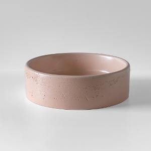 CONCRETE ROUND TEXTURED BASIN OBERON