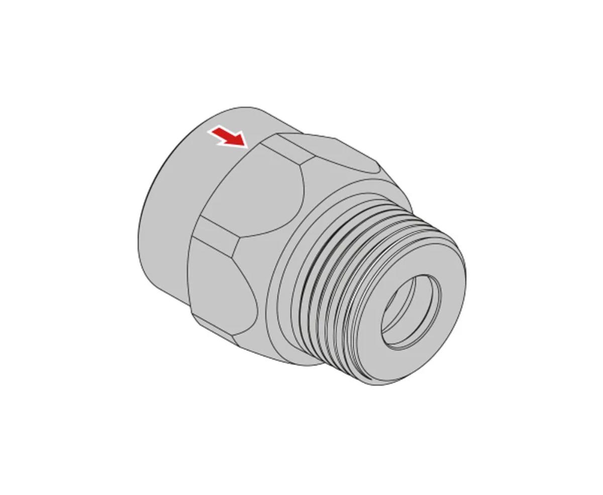 EXCESS FLOW VALVE GAS DN25 FXM 4M3/H U&H