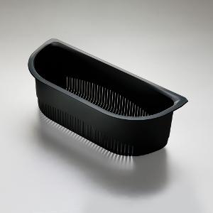 MO D SHAPE COLANDER CHARCOAL MO D SHAPE COLANDER CHARCOAL