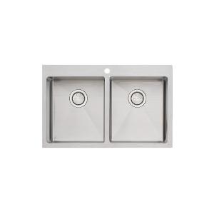 SINK DOUBLE BOWL APOLLO INSET AP1464 SINK DOUBLE BOWL APOLLO INSET AP1464