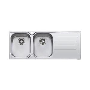 FLINDERS DBL BOWL SINK L/H BOWL 1TH FLINDERS DBL BOWL SINK L/H BOWL 1TH