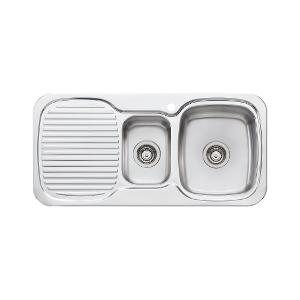 SINK 1 & 1/2 BOWL LAKELAND 1TH RHB 980MM SINK 1 & 1/2 BOWL LAKELAND 1TH RHB 980MM