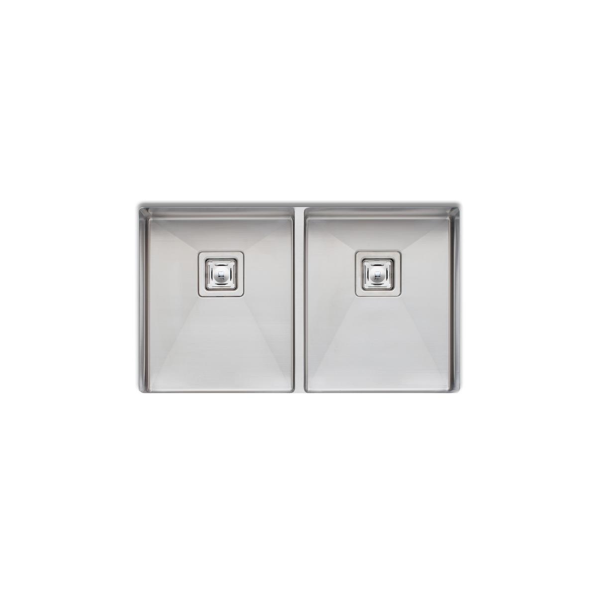 SINK DOUBLE PROF U/MOUNT 835X505X225